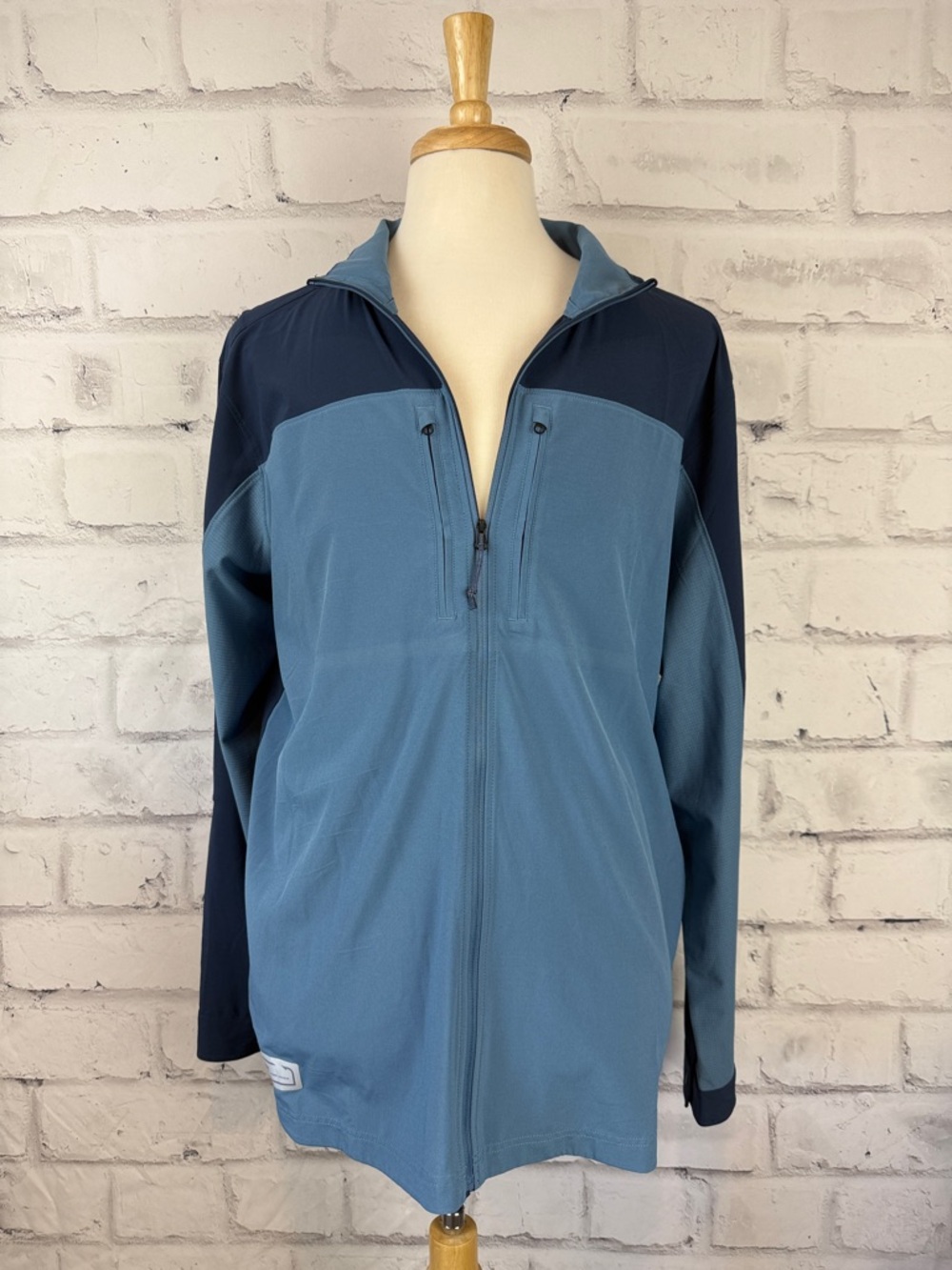 Under Armour Fish Long Sleeve Hooded Jacket Blue